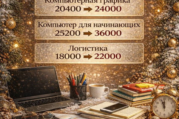 с 01 января плановое  повышение стоимости курсов