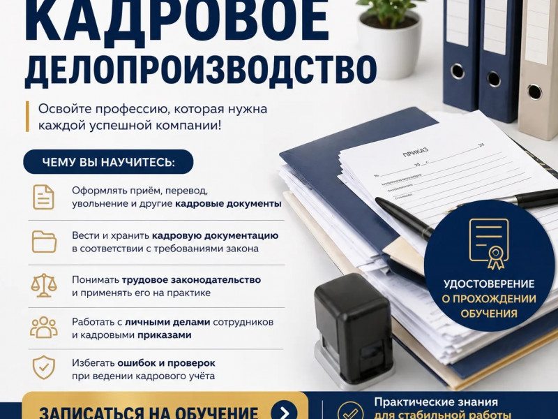 Открыт набор на курс 